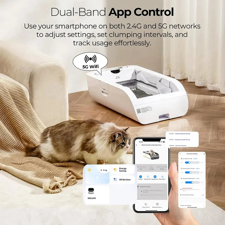 Self-Cleaning Cat Litter Box